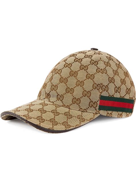 gucci canvas baseball cap.